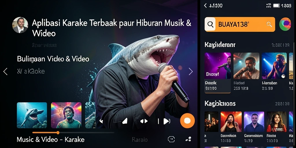 Antarmuka BUAYA138 yang ramah pengguna dan fitur Karaoke yang menarik.