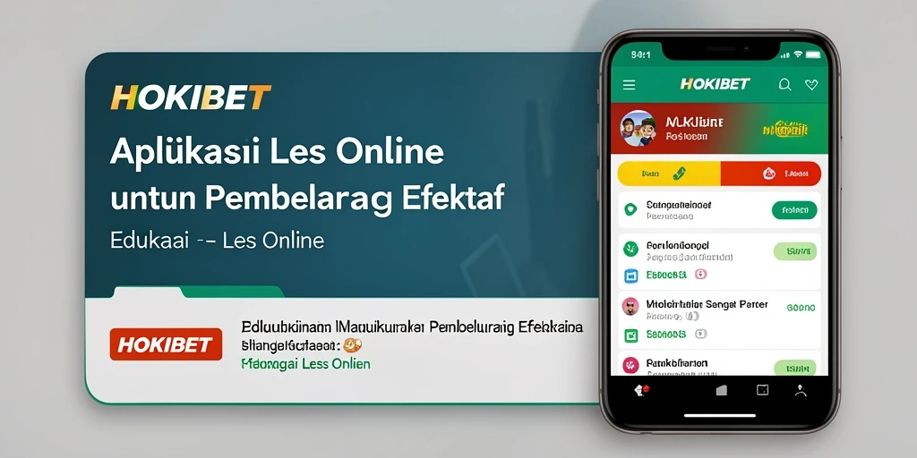 Antarmuka HOKIBET yang ramah pengguna untuk Les Online.