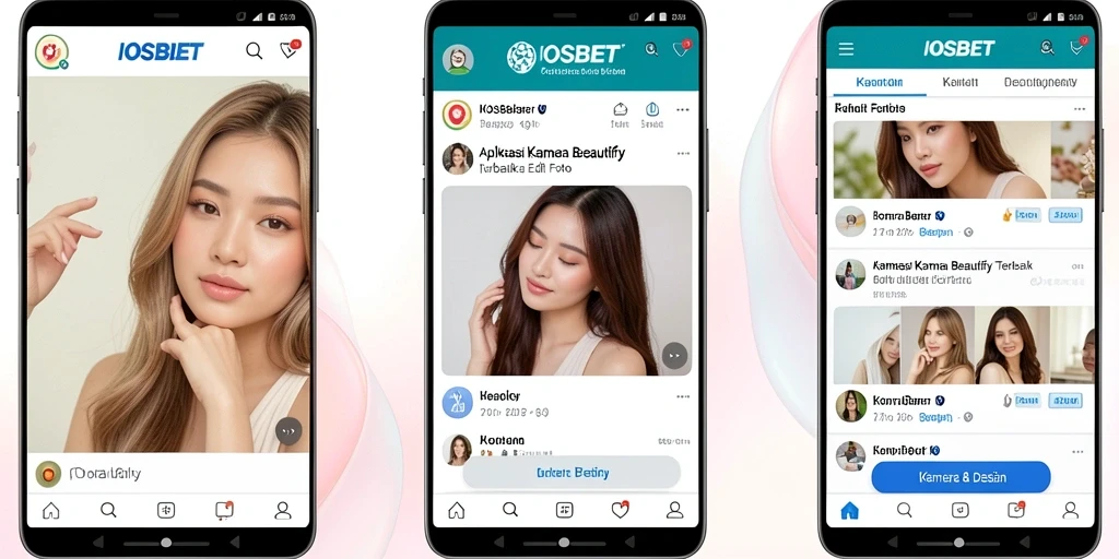 Screenshot antarmuka IOSBET yang menunjukkan fitur pengeditan foto.