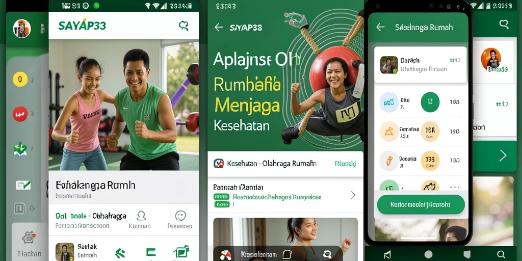 Antarmuka pengguna SAYAP33 yang sederhana dan mudah digunakan.