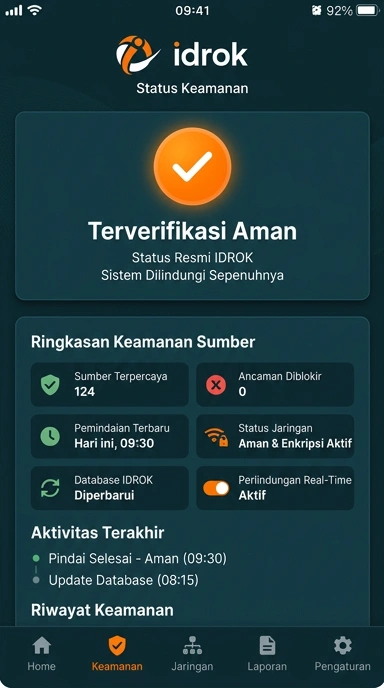 Halaman Resmi Idrok untuk Pengguna Android Indonesia